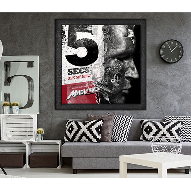 Ahşap Yağlı Boya Dokulu Tablo