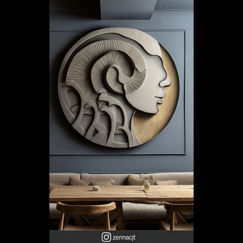 İÇ İÇE 3D RÖLYEF TABLO