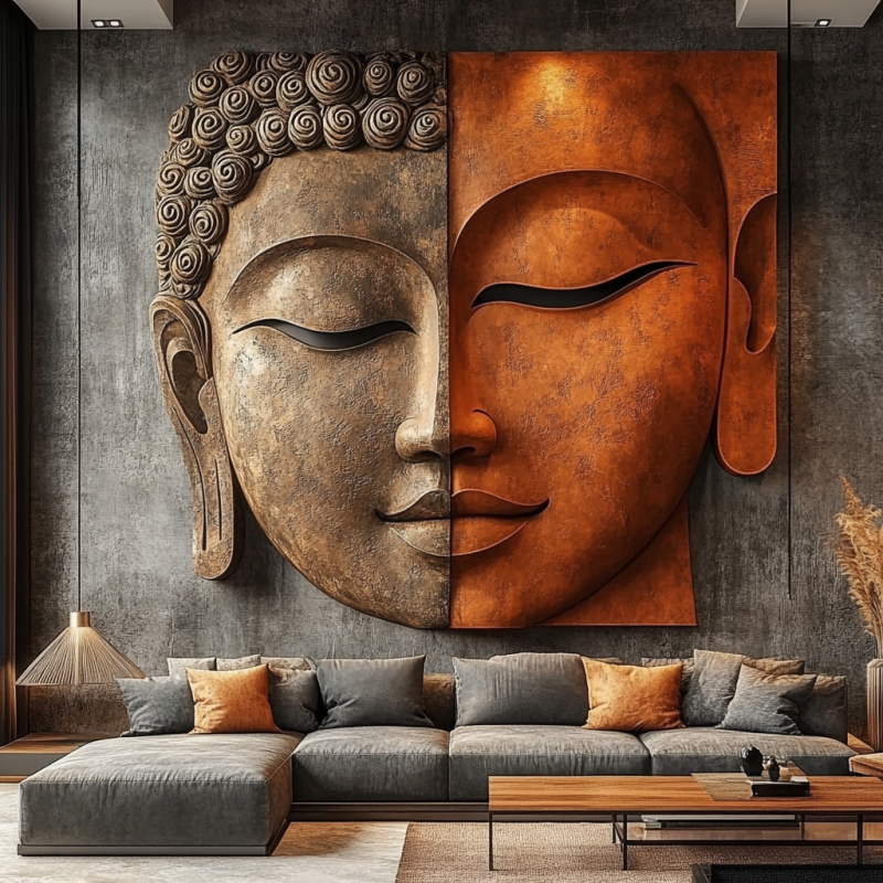 EŞ BUDA 3D RÖLYEF TABLO