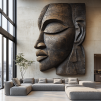 MODERN AFRICAN MASK 3D RÖLYEF TABLO