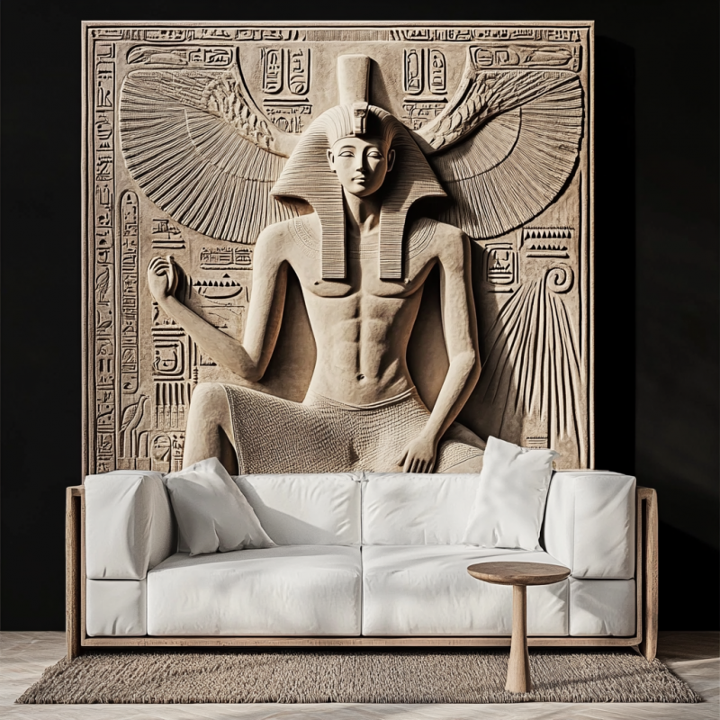 EGYPTIAN STRONG 3D RÖLYEF TABLO