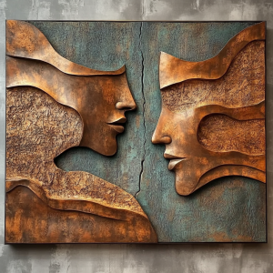 MODERN PRIMAL 3D RÖLYEF TABLO