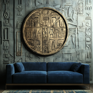 EGYPTIAN BALL 3D RÖLYEF TABLO