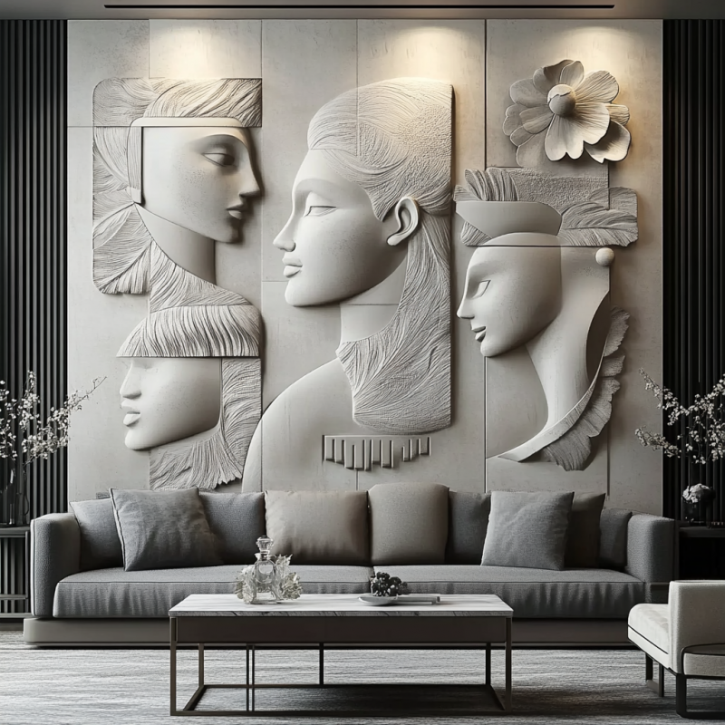 AMAZON 3D RÖLYEF TABLO