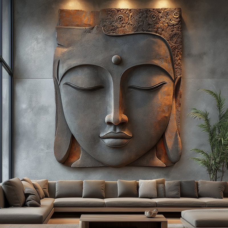 MODERN BUDA 3D RÖLYEF TABLO