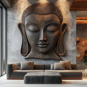 KLASİK BUDA 3D RÖLYEF TABLO