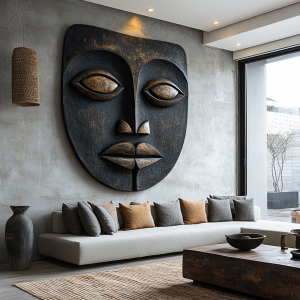 BRONZ MASK 3D RÖLYEF TABLO