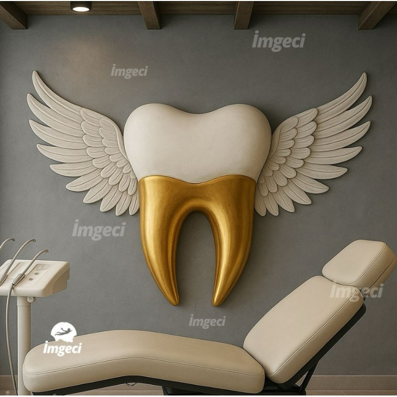 WINGS DİŞ 3D RÖLYEF TABLO