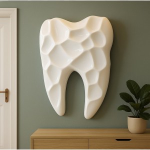 KRISTAL DİŞ 3D RÖLYEF TABLO