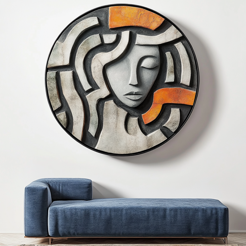 GİRDAP 3D RÖLYEF TABLO